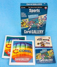 NEW Corel Gallery SPORTS - THEME PACK COLLECTION with Full color clip art Manual picture