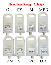 PFI-1700 Empty Refillable Ink Cartridge w/ Chip for Canon PRO-2000 4000 8-Pack picture