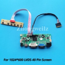 For B101AW03 V0/V1 VGA DVI HDMI Screen 40 Pin LVDS 1024x600 LCD Driver Board Kit picture