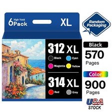 6PK T312XL T314XL Ink Cartridges for Epson Expression Photo XP 8500 8600 15000 picture