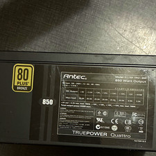 Antec TruePower Quattro TPQ-850 850W ATX PSU 80 PLUS Bronze 24-Pin 1 Fan picture