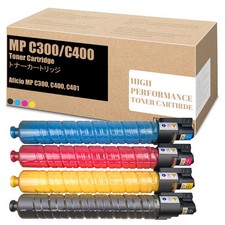 MP C300 MP C400 Toner Cartridges, 4-Color Set for Ricoh Aficio MP C300 C300SR picture