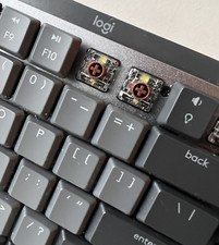 Logitech MX Mechanical Wireless GRAY REPLACEMENT KEYBOARD KEYCAPS KEYS (YR0082) picture