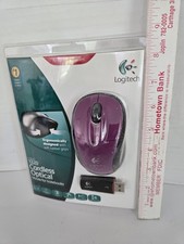 Logitech V220 Cordless Optical Mouse for Notebooks Purple  picture