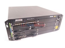 Brocade Foundry NetIron MLX-4 NI-MLX-4-AC Router w/ 1Gx20 SFP 2x 10Gx2 MR Cards picture