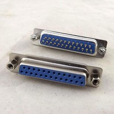 2x DB25 25Pin D-SUB Female DIP PCB Straight Solder Type Connector Adapter 2 Rows picture