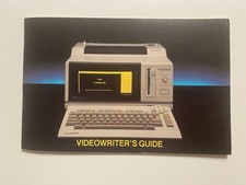 1985 MAGNAVOX VIDEOWRITER Word Processor USER'S MANUAL AND PULL OUT GUIDE picture