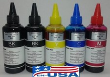 Refill Dye Ink 100ml Bulk for use in Epson Printers Ciss ET 4700 etc picture