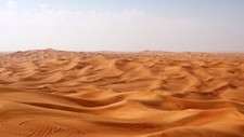 Landscape desert dunes sand outdoors Custom Gaming Mat Desk picture