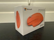 NEW--Microsoft ORANGE Bluetooth Ergonomic Mouse w/Thumb Rest & Precise Tracking picture