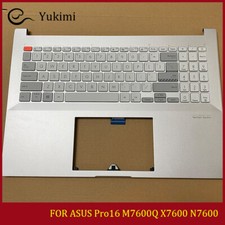 FOR ASUS Pro16 M7600Q X7600 N7600 White C Shell Cover Upper Palmrest Keyboard picture