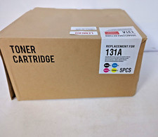 LEMERO REPLACEMENT TONER CARTRIDGE 131A 5 PCS 280Cw, 2 BK,C/M/Y picture