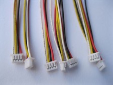 50 pcs 1.25mm Pitch 4 Pin Female Connector with 28AWG 150mm (5.9