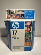 Genuine HP 17 Tri-Color Ink Cartridges Sealed C6625A New picture