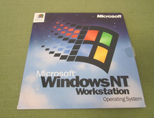 Vtg 1985~1998 Microsoft Windows NT Workstation Operating System Ver 4.0 w/CD Key picture