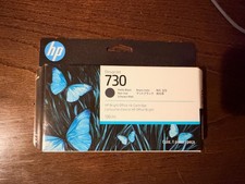HP 730 Matte Black - DesignJet Ink Cartridge - Exp. 12/27 picture