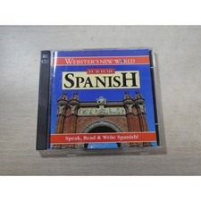 Websters New World Teach Me Spanish 2 CD Set Windows 95 3.1 Vintage 1997 picture