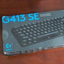 Logitech G413 SE Mechanical Gaming Keyboard, Black, English QWERTY Layout picture