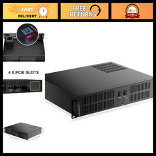 2U Rackmount Server Chassis Case, Micro-ATX, SSD & HDD Bays, 2x USB 3.0 Ports picture