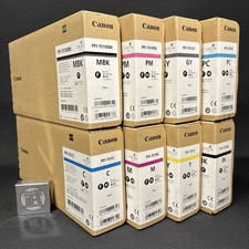 Canon PFI-701  Ink Cartridge Tank GENUINE 700ml Expired New Unopened Set of 8 picture