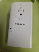 NETGEAR PLP2000 Extra Outlet Powerline Adapter 2000 Mbps  tested works picture