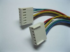 200 pcs 2510 2.54mm Pitch 6Pin Female Connector with 26AWG 300mm Leads Cable New picture