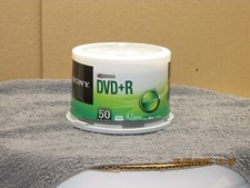 This listing is:the 50 SONY Blank 16X DVD+R DVDR Logo Branded 4.7GB Media Discs. picture