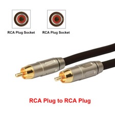RCA/Gold Plated 6.35mm Plug to RCA Plug Microphone Audio Cable Connection Cables picture
