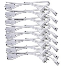 6FT LED Tube Power Extension Cable with On/Off Switch for T5/T8 Light Fixtures picture