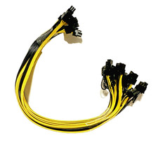 10-Pack PCIe 6-Pin to 8-Pin 6+2 GPU Power Cables Server PSU picture