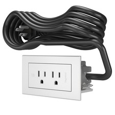 Legrand Wiremold Rd2Wh Radiant Furniture Power Center Recessed Power Strip 2 picture