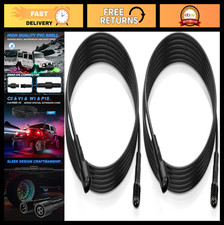 6.56FT 3Pin RGB Extension Cable for V1 W1 C2 Lights & P1s Switch Panel - 2 Pack picture