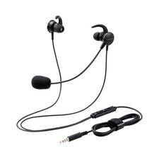 Wired headset 3.5mm 4-pole mini plug microphone black HS-EP15TBK picture