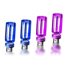 4 PCS Car USB Lights, Car Interior Ambient Lights, Mini Touch Dimmable Glass picture
