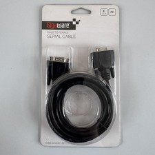 GigaWare DB9 Male to Female Serial Cable 6ft 1.82m PC Modem Scanner picture