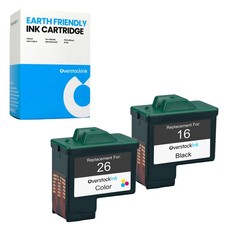 Black Color Ink Cartridges Lot for Lexmark 16 and Lexmark 26 for X and Z Series picture