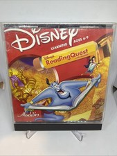 Disney Reading Quest With Aladdin PC CD-ROM Game Learning Ages 6-9 Complete picture