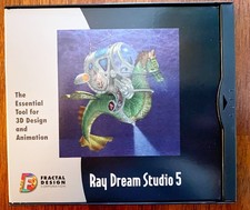 Ray Dream Studio 5 Vintage 3D Design Software for Mac and PC picture