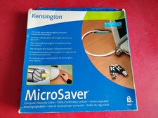 Kensington Microsaver Carbon Steel Cable Keyed Laptop Lock #64031 New Sealed picture