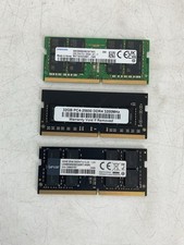 LOT OF 3 Mixed 32GB DDR4-3200 SO-DIMM Laptop RAM Samsung Lexar 96GB picture