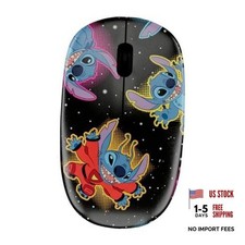 Disney Lilo and Stitch Wireless Mouse, Bluetooth Ergonomic Mouse Stitch Galaxy picture