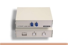 USB Switch PUSH BUTTON MANUAL AB 1A-2B Box picture