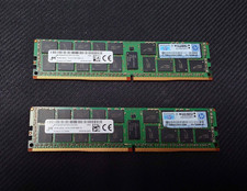 Server RAM 32GB Kit (2x16GB) DDR4-2133P ECC Reg HP 752369-081 Micron MTA36ASF2G7 picture