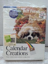 Calendar Creations Computer Software Vintage 3.5 Floppy  picture