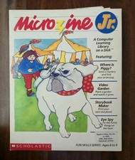 Scholastic Microzine Jr Apple II Software Floppy Disks UNTESTED picture