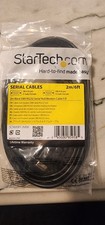 StarTech.com 2m Black DB9 RS232 Serial Null Modem Cable F/F - DB9 Female to Fema picture