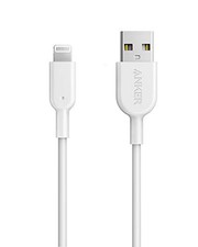 Anker PowerLine II iPhone Charging Cable MFi Certified Ultra-Durable 0.9m White picture
