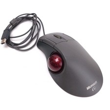 Microsoft Trackball Optical 1.0 Mouse X05-87475 USB Wired TESTED WORKING picture