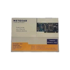 Netgear Gigabit Ethernet PCI Adapter GA311 1000 MBPS Performance 2006 Vintage picture