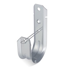 25 PCS 2 Inch Galvanized Steel Wall Mount Cable JHooks Retainer Clips picture